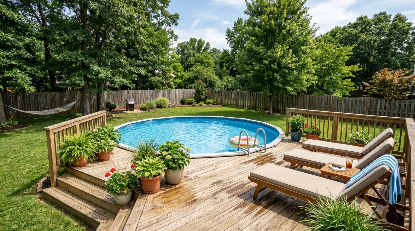 12 Pool Decks for Above Ground Pools